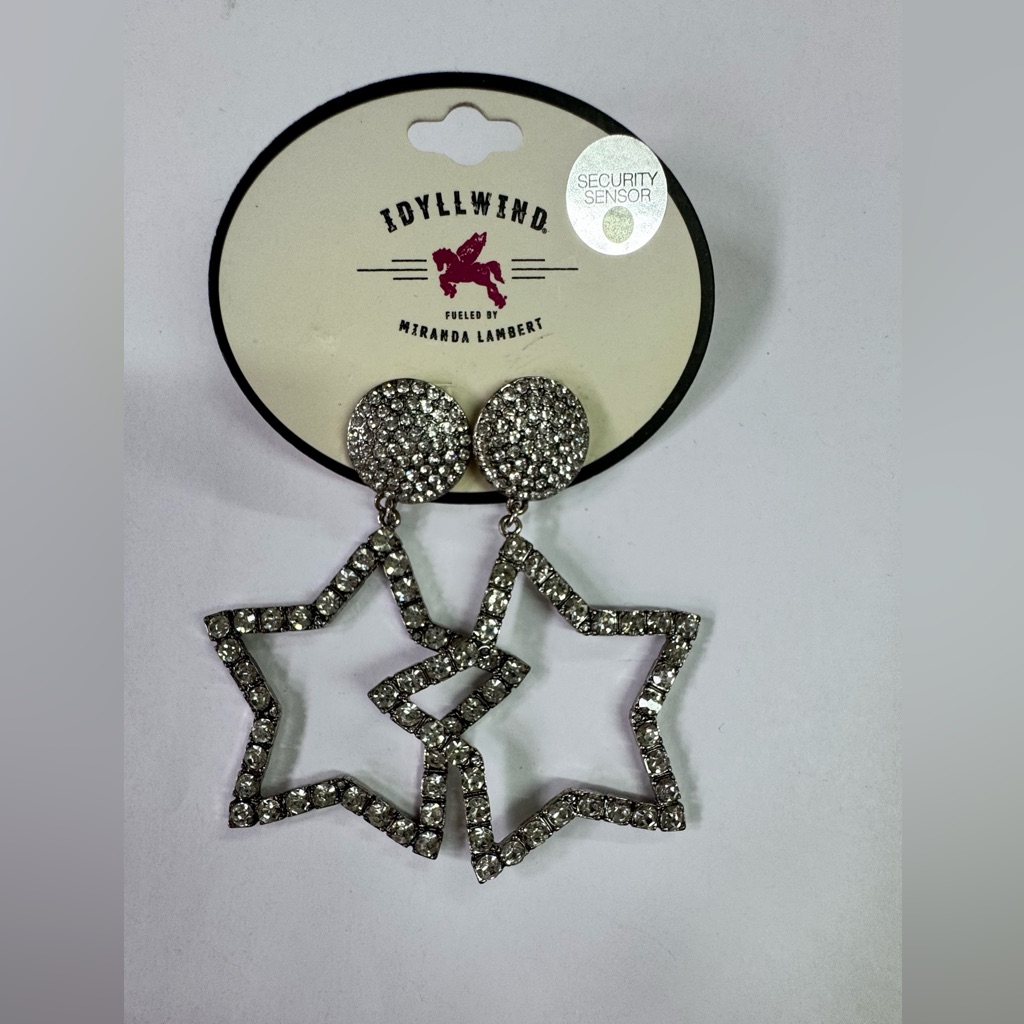 Idyllwind Glittering Star Drop Earrings 3 From Top To Bottom Measurement 18$